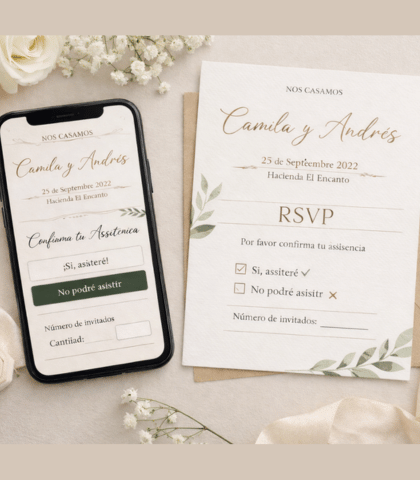 RSVP para invitaciones digitales
